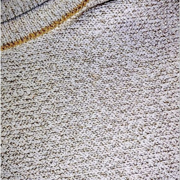 Vtg St. John Sweater Sz P Cream Gold Luxe Sleeveless Sport by Marie Gray - Picture 6 of 10